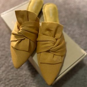 Vivaia  Mustard Yellow Mules
